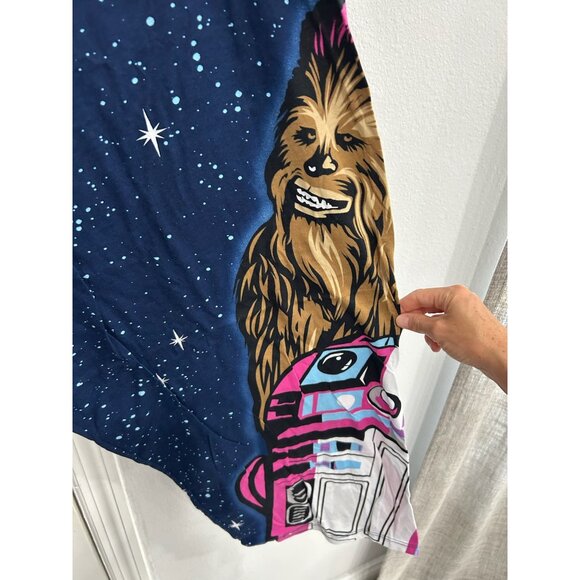 Star Wars  Knit Capri Pajama Pants Navy Blue Plus Size 3X Novelty Sleepwear NWT - Picture 5 of 13